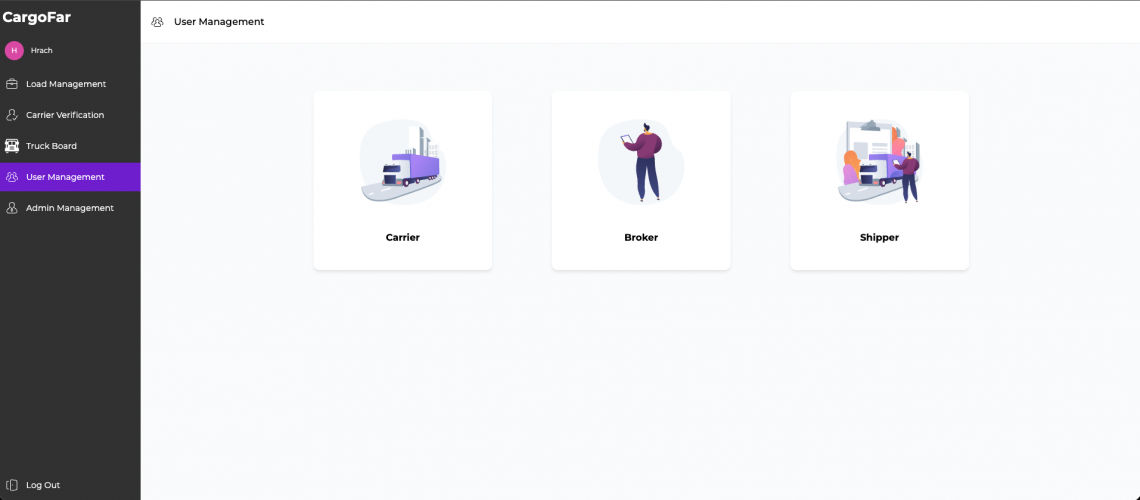 Transportation Management System Development screenshot 2