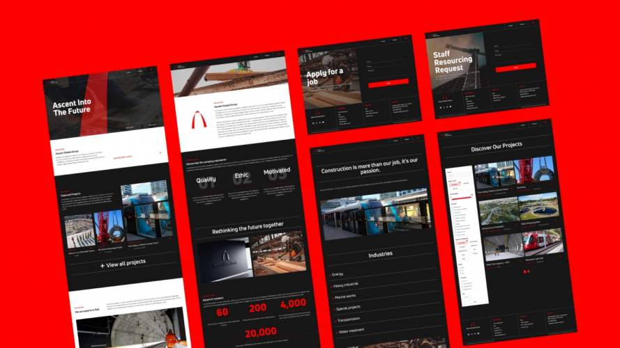 Rebranding and Website transformation for Ascent Global Group screenshot 1