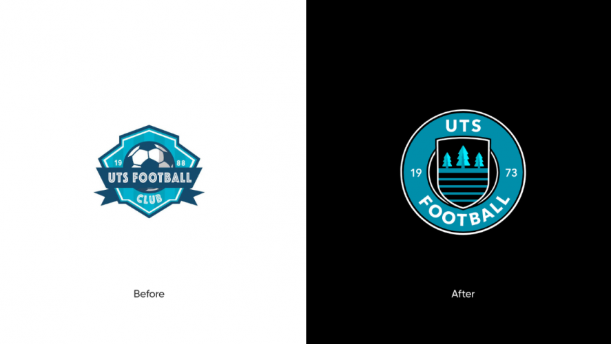 Rebranding a football club to elevate its professional image screenshot 1