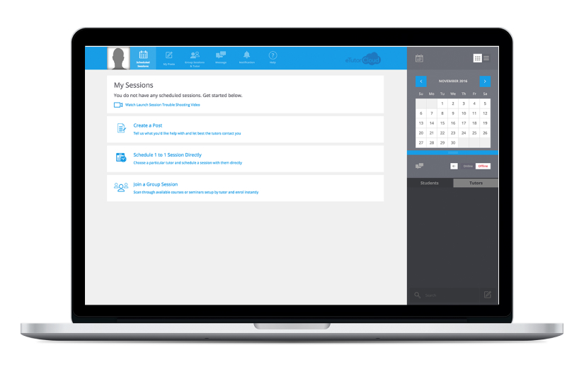 eTutorCloud screenshot 1
