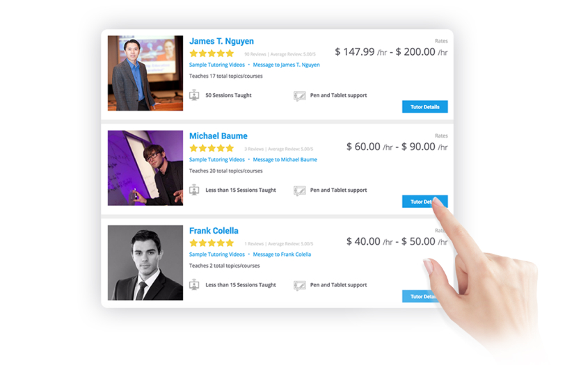eTutorCloud screenshot 2