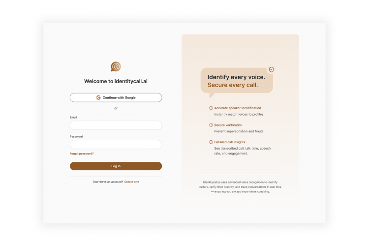 AI call analysis platform screenshot 3
