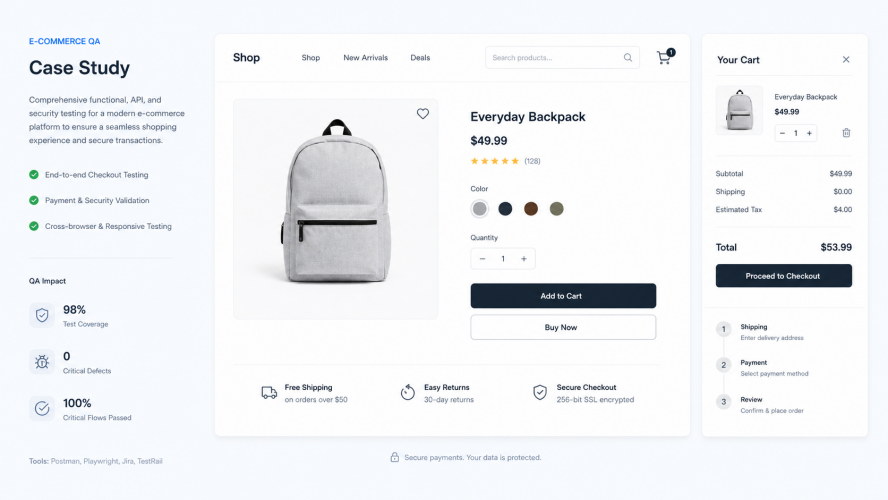 E-Commerce Platform screenshot 1