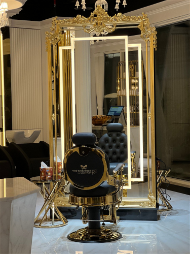 Luxury Salon Interior Design: The Director’s Cut by Algedra in Dubai, UAE screenshot 1