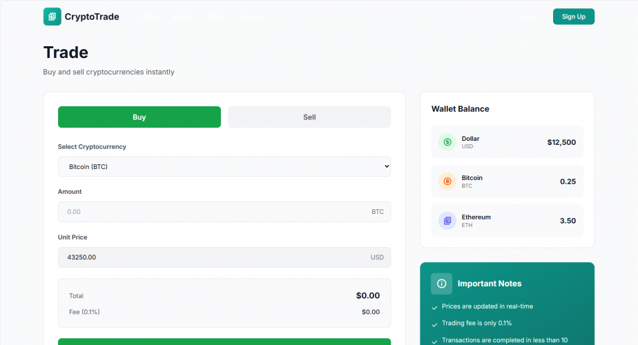 CT (Crypto Trade)​ screenshot 3