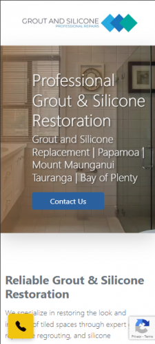 Grout and Silicone Web Design and SEO screenshot 1