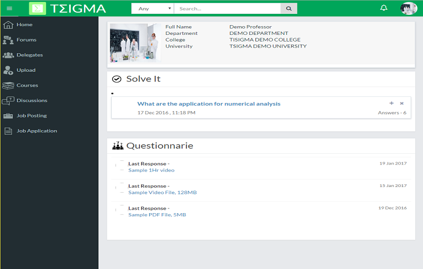 Online Education Portal for a Start-up screenshot 2