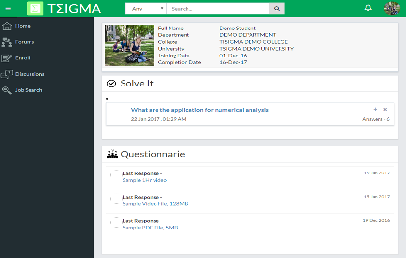 Online Education Portal for a Start-up screenshot 3