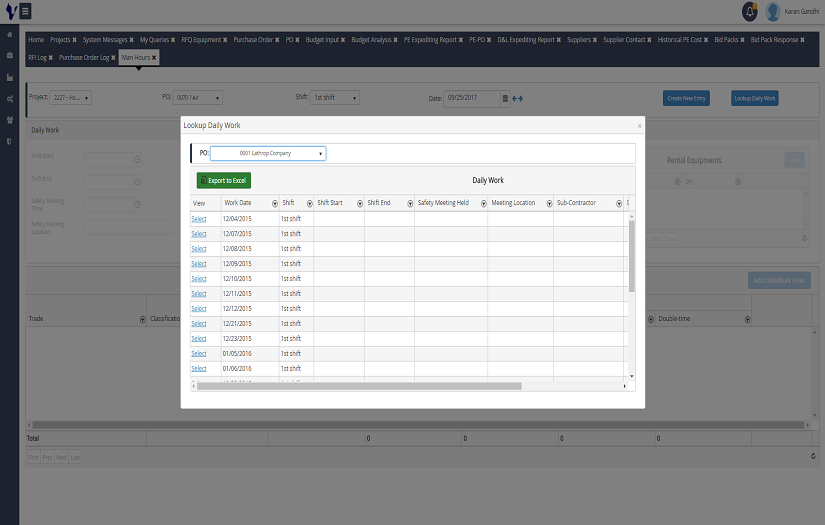 Automotive Supplier Purchasing Portal screenshot 3