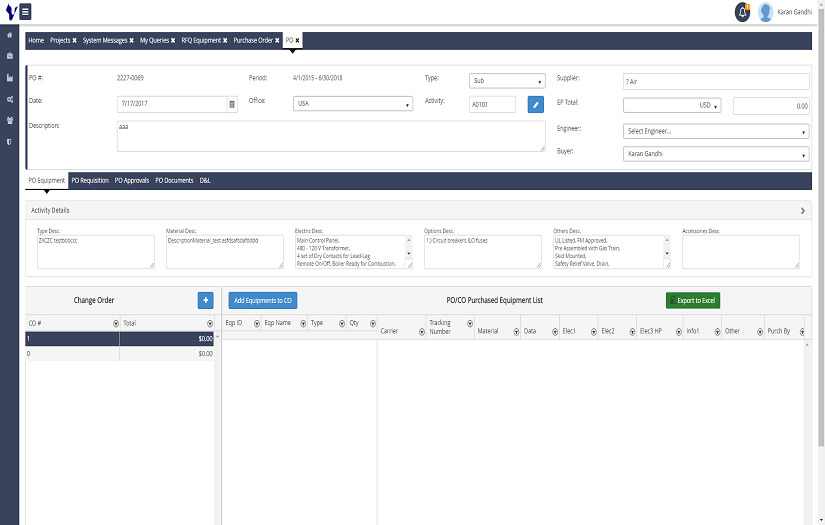 Automotive Supplier Purchasing Portal screenshot 4