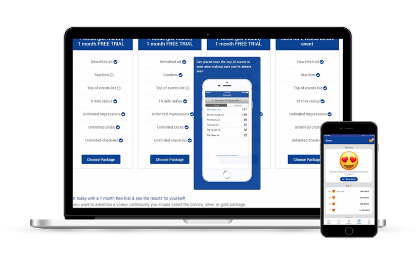 Bloc – Android App & Business Portal development screenshot 1