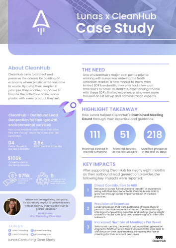 Lunas x CleanHub screenshot 1