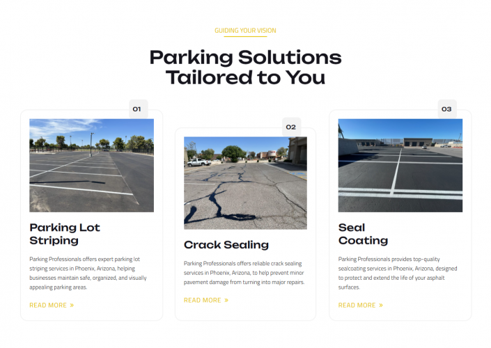 Construction Website Design & Development for Parking Professionals   screenshot 3
