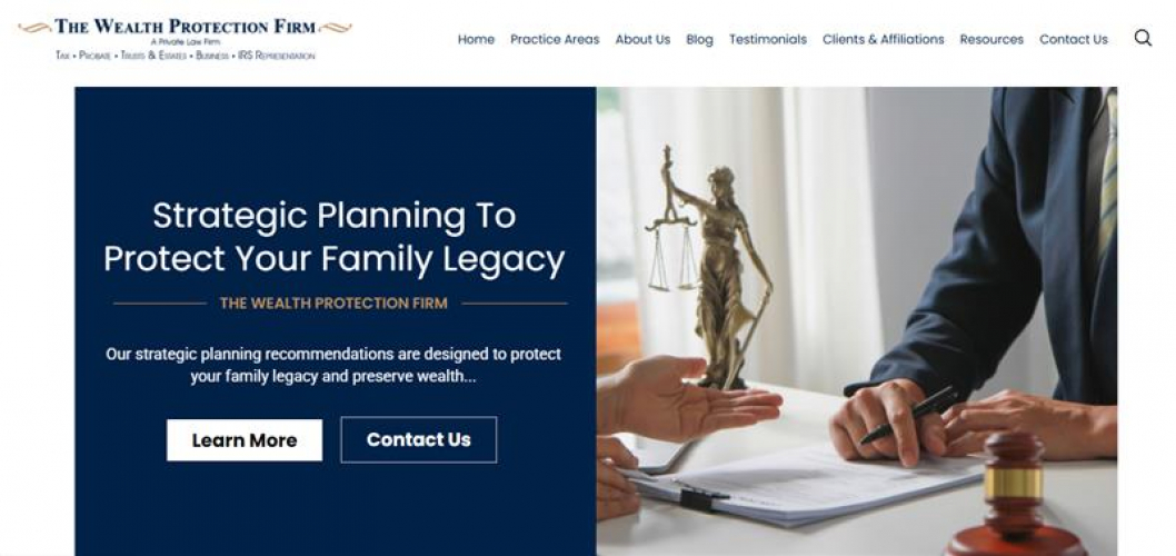 A Clean and Professional Digital Presence for a Law Firm screenshot 1