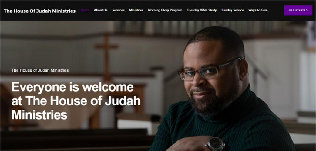Designing a Modern, Welcoming Website for The House of Judah Ministries screenshot 1
