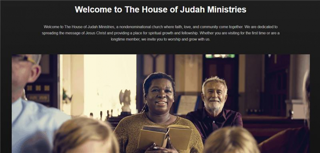Designing a Modern, Welcoming Website for The House of Judah Ministries screenshot 2