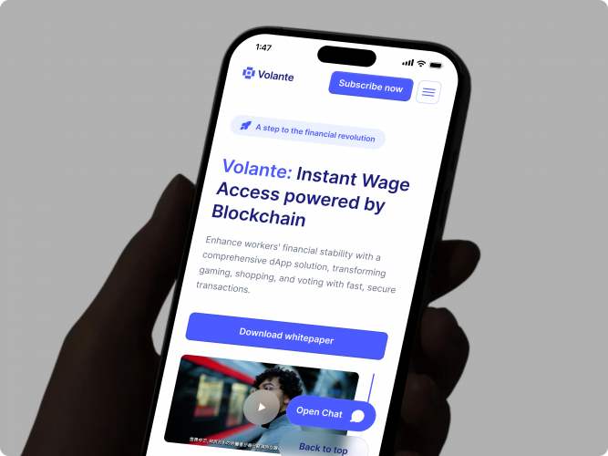Volante: Blockchain & AI Financial Platform screenshot 2