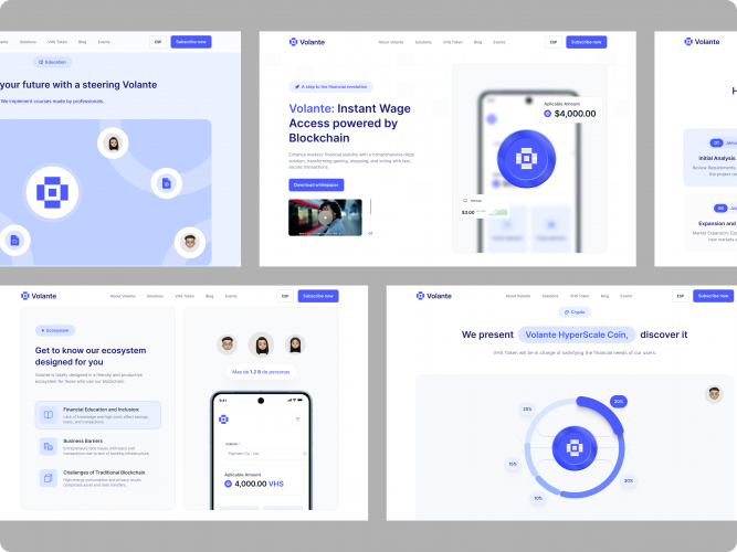 Volante: Blockchain & AI Financial Platform screenshot 1