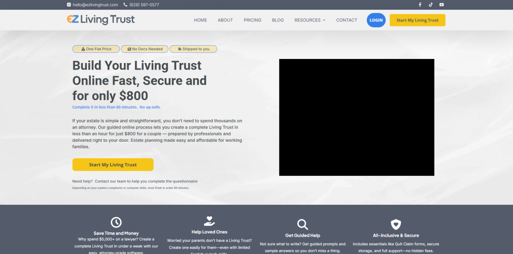 EZ Living Trust screenshot 1