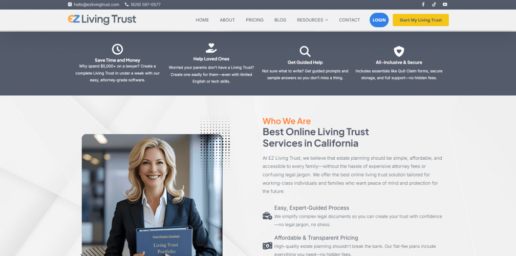 EZ Living Trust screenshot 2