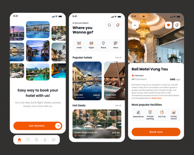Hotel Booking App screenshot 1