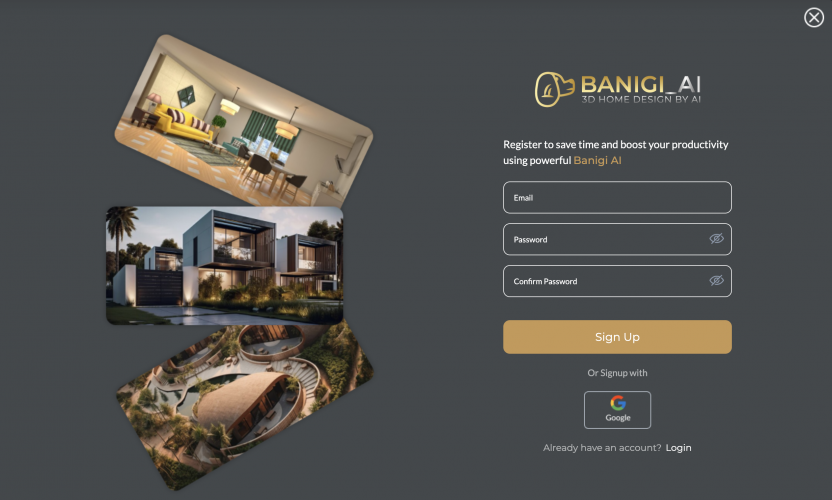 Banigi AI | Web-Based Interior Design Platform. screenshot 3