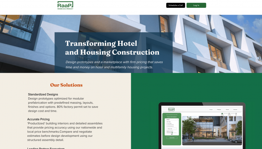 Raap Builders | Modular Construction Tech Platform screenshot 3