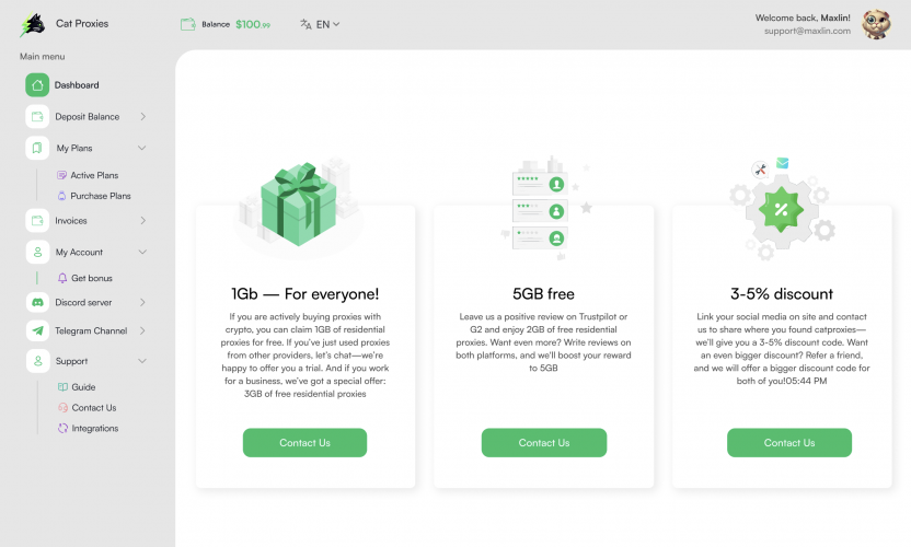  Cat Proxy | Secure VPN & Proxy Service screenshot 2