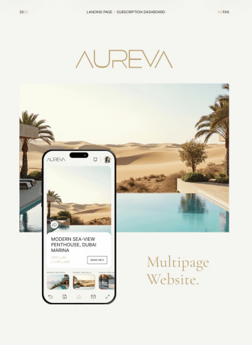 UI / UX Website Design for a Real Estate Brand screenshot 5