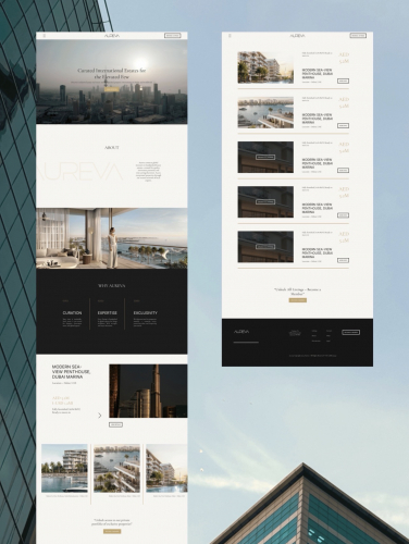 UI / UX Website Design for a Real Estate Brand screenshot 4
