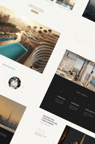 UI / UX Website Design for a Real Estate Brand screenshot 3