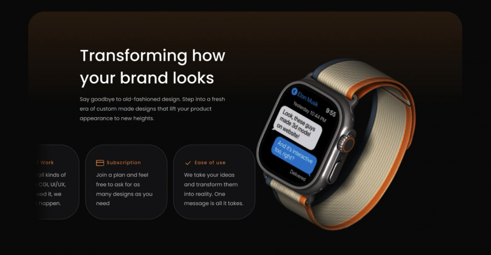 UI / UX Website Design for a Digital Product screenshot 1