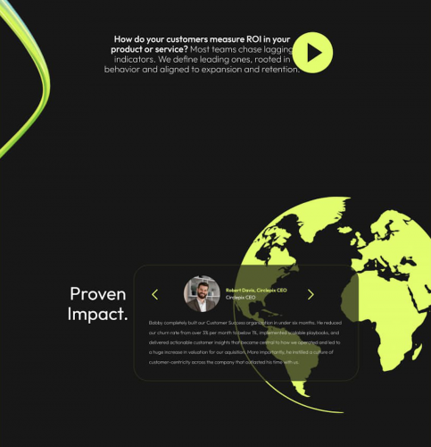 UI / UX Website Design for a CX Platform screenshot 4