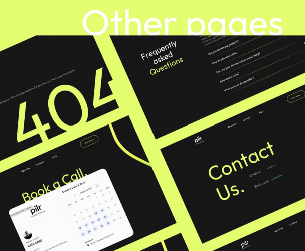 UI / UX Website Design for a CX Platform screenshot 5