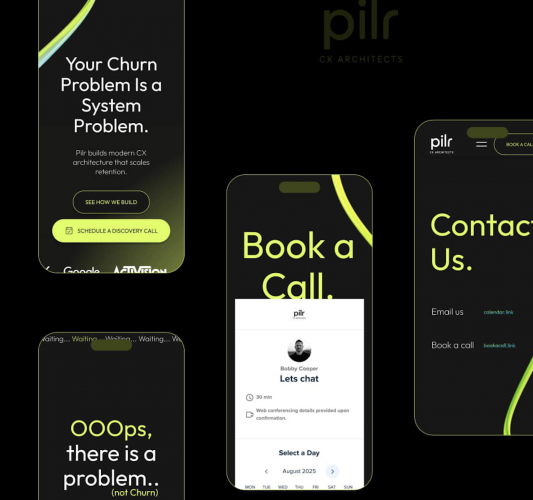 UI / UX Website Design for a CX Platform screenshot 3