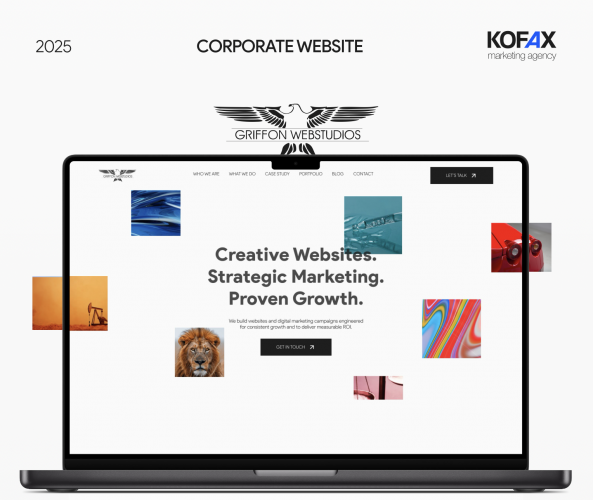UI / UX Website Design for a Webstudio screenshot 1
