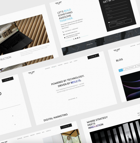 UI / UX Website Design for a Webstudio screenshot 3