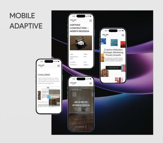 UI / UX Website Design for a Webstudio screenshot 4
