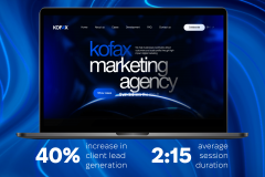 UI / UX Website Design for a Marketing Agency