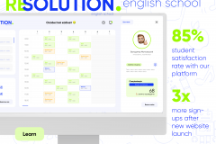 UI / UX Website Design for Online English Courses