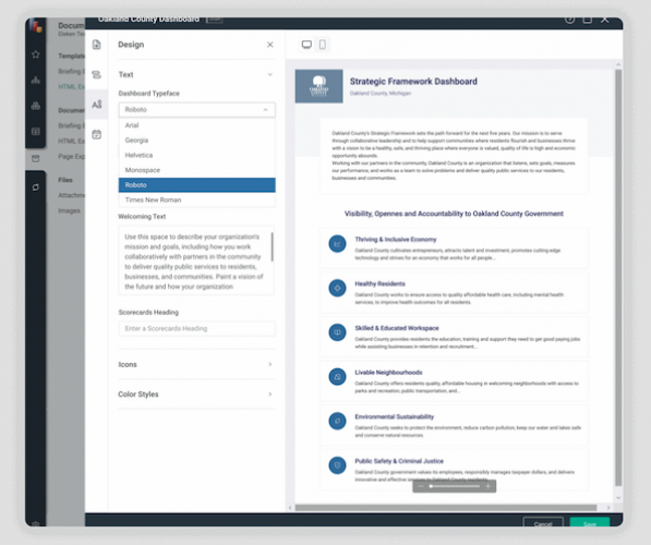 SaaS Strategy Management Platform screenshot 1