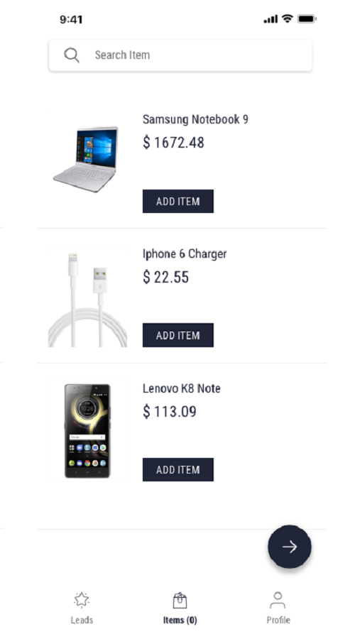 INFINIA SALES APP screenshot 1