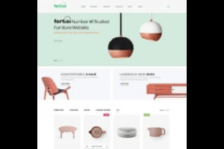 Fortisi – Trusted Furniture Ecommerce Website screenshot 1
