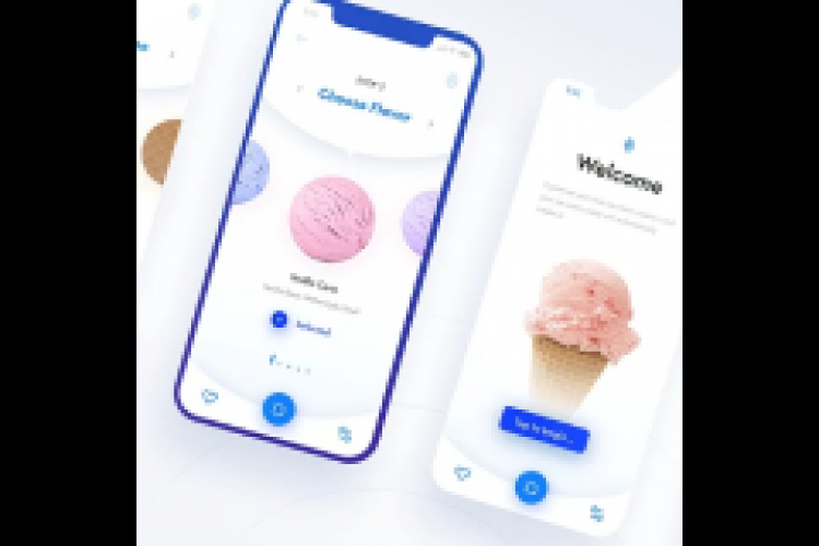 Waffle Cone – Ice Cream Mobile Application screenshot 1