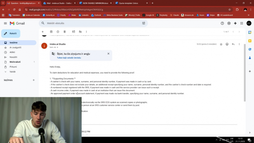 Email AI Agent: Auto-Replies & PDF Quote Generation screenshot 1