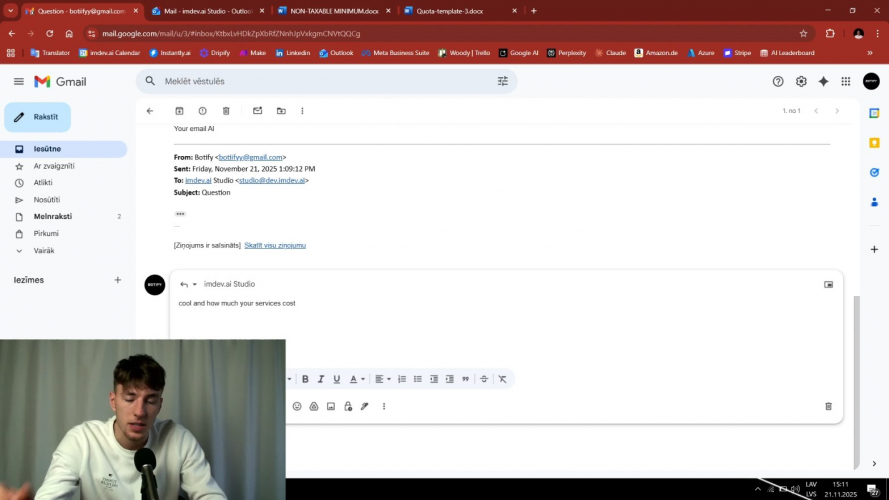 Email AI Agent: Auto-Replies & PDF Quote Generation screenshot 2