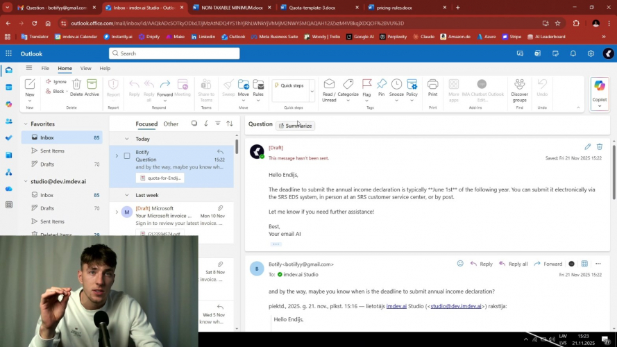 Email AI Agent: Auto-Replies & PDF Quote Generation screenshot 5