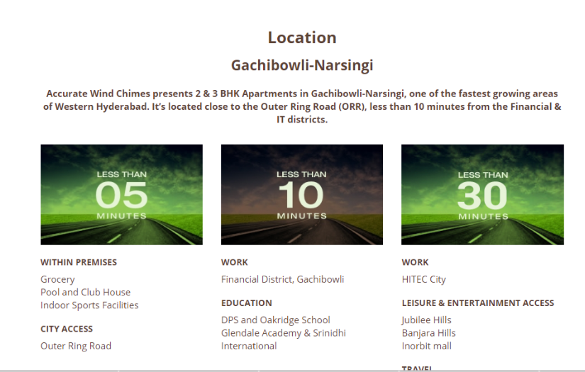 Accurate Wind Chimes - An impactful campaign reduces the cost per lead, per site visit and per sale - Accurate Developers screenshot 2