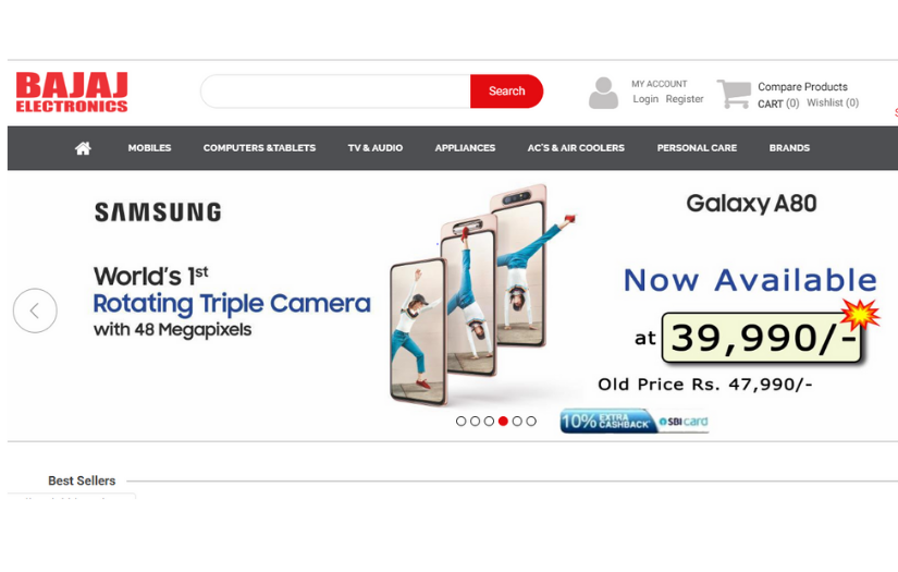 Bajaj Electronics - A holistic strategy that paved way to 10 Million Plus Views in just 75 Days. screenshot 1