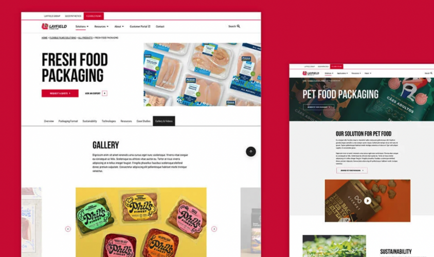 Layfield Group: 10X qualified leads thanks to a new website screenshot 3